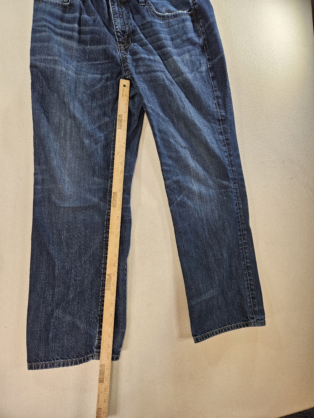 BKE Seth Jeans Mens 38R Blue Denim Loose Straight Medium Wash - Picture 7 of 7